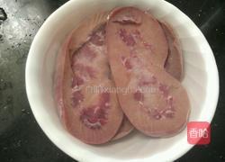 荷兰豆爆腰条的做法图解1