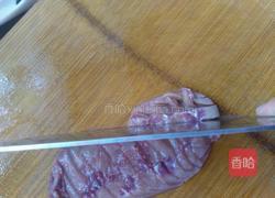 荷兰豆爆腰条的做法图解3