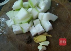 鹅肉烧冬瓜的做法图解2