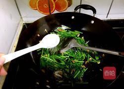 虾皮炒韭菜的做法图解5