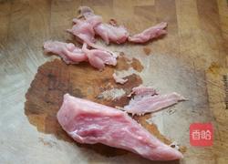 金针菇炒肉片的做法图解3