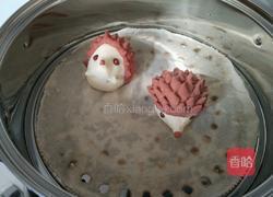 小刺猬豆沙包的做法图解9