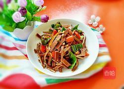 酱干炒辣椒的做法图解6