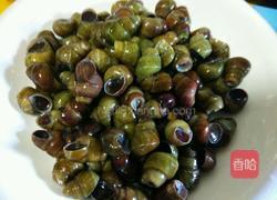 紫苏豉酱炒石螺的做法图解2