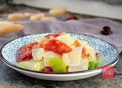 腊肠炒冬瓜的做法图解9