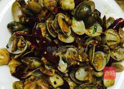 香辣爆炒花甲的做法图解5