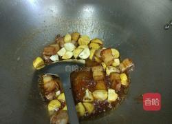 栗子四季豆红烧肉的做法图解5