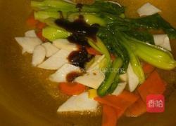 蚝油青菜蘑菇的做法图解7
