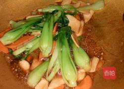 蚝油青菜蘑菇的做法图解8
