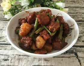 排骨炖豆角土豆[图]