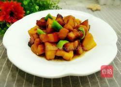 莲藕红烧肉的做法图解14