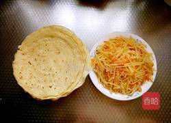 鸡蛋薄饼卷土豆丝的做法图解21