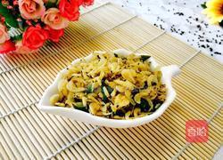 青椒炒虾米的做法图解4