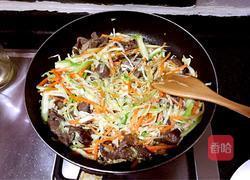 粉丝炒包菜的做法图解3