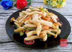 素炒白玉菇的做法图解8