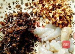 油菜虾仁水饺的做法图解6