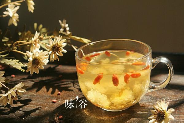 金银花菊花茶