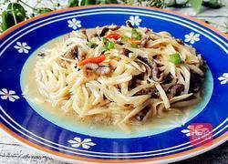 茭白鳝丝的做法图解8