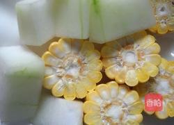 筒骨玉米冬瓜汤的做法图解4