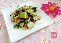黄瓜凉拌腐竹的做法图解5