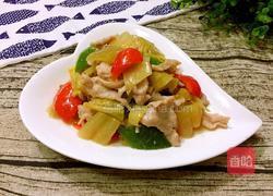 咸菜炒猪肉的做法图解7