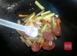 西芹炒火腿的做法图解6