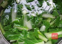 虾炒小白菜的做法图解3