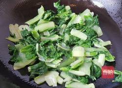 虾炒小白菜的做法图解8