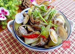 蛤蜊炒冬瓜的做法图解9