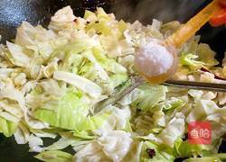 炝圆白菜的做法图解6