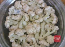 孜然菜花的做法图解1