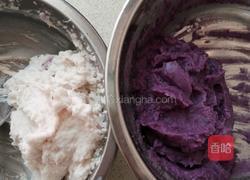 紫薯山药糕的做法图解1