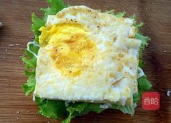 培根芝士三明治的做法图解4