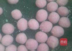 酒酿紫薯珍珠圆子的做法图解7