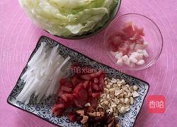 包菜糯米卷的做法图解3