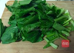 海米炒油菜的做法图解2