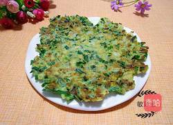 韭菜饼的做法图解7