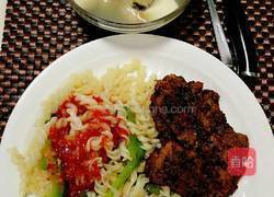 家庭版黑椒猪肉面套餐的做法图解17