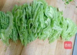 豆豉炒苦瓜的做法图解4