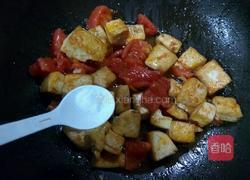 豆腐炒西红柿的做法图解7