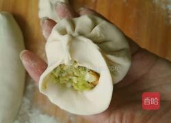 包菜虾皮饼的做法图解13