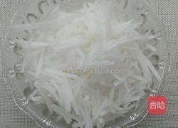 白萝卜丝煎饼的做法图解1