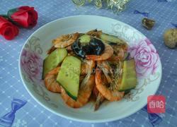 黄瓜炒虾的做法图解8