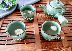 雪梨菊花茶