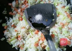 包菜炒饭的做法图解7