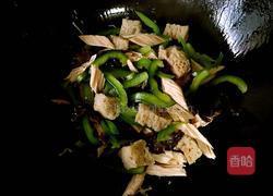 木耳炒腐竹的做法图解3