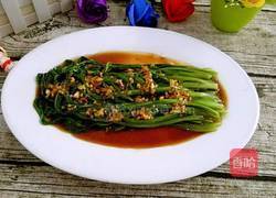 白灼油麦菜的做法图解7