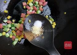 玉米火腿蛋炒饭的做法图解5