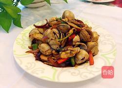 老干妈炒蚬子的做法图解13