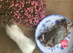 螃蟹粉絲煲的做法圖解1